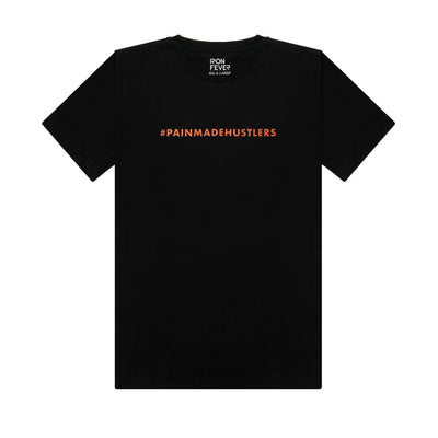 #PAINMADEHUSTLERS - Black/ Metallic Orange
